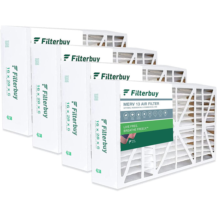 Filterbuy pleated hvac ac furnace air filter deals